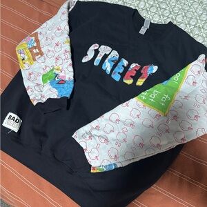 Custom Street Style Black Sweatshirt